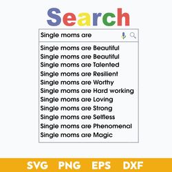 Search Single Moms Are Beautiful Svg, Single Moms Svg, Mother's Day Svg, Png Dxf Eps Digital File