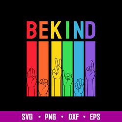 Be Kind Hand Sign Language Svg, Be Kind Svg, Png Dxf Eps Digital File
