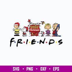 Charlie Brown  Friends Svg, Snoopy Christmas  Svg, Png Dxf Eps File