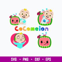 Cocomelon Kid Svg, Cocomenlon Svg, Cartoon Svg, Png Dxf Eps File