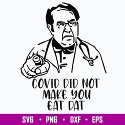 Dr Now Covid Svg, Covid Did Not Make You Eat Dat Svg, Png Dxf Eps File