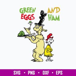 Dr Seuss Green Eggs And Ham Svg, Dr Seuss Svg, Png Dxf Eps File