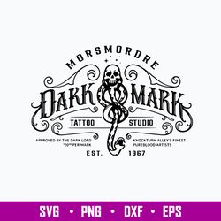 Morsmordre Dark Mark Tattoo Studio Svg, Dark Mark Svg, Png Dxf Eps File