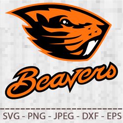 Oregon State Beavers Logo SVG PNG JPEG  DXF Digital Cut Vector Files for Silhouette Studio Cricut Design