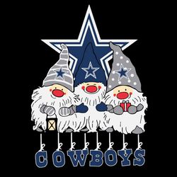 Gnomes Dallas Cowboys Svg, Sport Svg, Gnomes svg, Dallas Cowboys Svg, NFL Svg