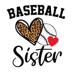 Baseball Sister SVG PNG, Sport Svg, Baseball Lovers Svg, Sister Svg