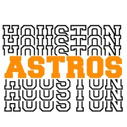Stacked Houston Astros SVG PNG, MLB Svg, Houston Astros Svg