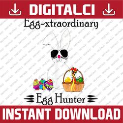 Eggspert Egg Hunter Easter Cool Bunny Pastel Easter Day Png, Happy Easter Day Sublimation Design