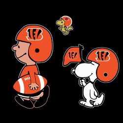 Cincinnati Bengals Svg, Snoopy And Peanut Svg, Sport Svg, Heart Svg, Football Svg