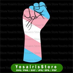 Raised Fist LGBT History Svg- Queer Gay Rights Svg - Pride Month Svg