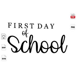 First Day Of School, 1st Day Of School, Back To School, Back To School Svg, School Svg, School Uniform Svg, Student Svg,