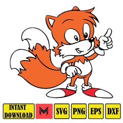 Sonic Svg, Tails Svg, Cutting File Cricut, Sonic the Hedgehog svg, Amy svg, Shadow svg (39)