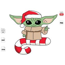 Christmas Baby Yoda, Baby Yoda Svg, Christmas Svg, Merry Christmas, Xmas, Xmas Gifts, Baby Yoda Star Wars, Baby Yoda Sta