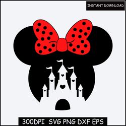 Mickey and Minnie Inspired SVG Bundle | Disneyland Shirt SVG | Disneyland Cricut SVG File | Mickey Minnie Mouse Outline