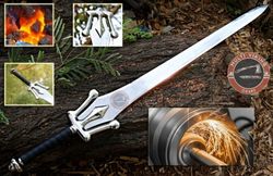 Masters of the Universe He-Man Power Sword Grayskull Sword, Anime Medieval Sword, Damascus sword, handmade sword,
