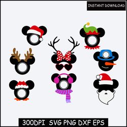 Mickey Mouse Bundle, Mickey Mouse Svg Bundle, Minnie Mouse Svg, Mickey Mouse Png