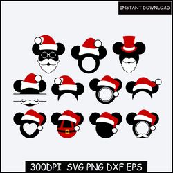 Christmas Mickey Mouse SVG, Christmas svg, Minnie Mouse, Christmas svg, Minnie Mouse svg, Mickey Mouse Cricut file, Inst