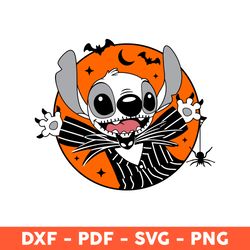 Stitch Halloween Svg, Halloween Alien Jack Svg, Stitch Svg, Halloween Svg, Blue Alien Svg - Download File