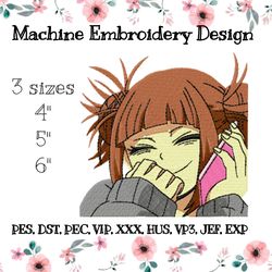 Anime embroidery design