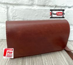 Patterns leather hand bag - handmade bag - small leather bag - DIY - PDF Leather bag