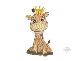 Baby Giraffe embroidery design