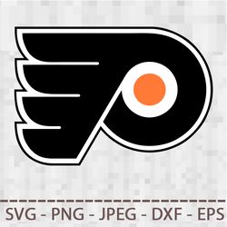 Philadelphia Flyers Logo SVG PNG JPEG  DXF Digital Cut Vector Files for Silhouette Studio Cricut Design