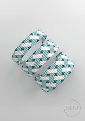 Bead loom pattern, LOOM bracelet pattern, miyuki pattern, square stitch pattern, pdf file, pdf pattern_229 NO WORD CHART