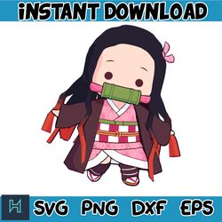 Anime Demonslayer Svg, Manga PNG, Japanese PNG, Cute Anime Png, Digital Vector File, Top SVG (21)