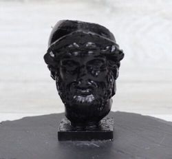 A greek general Bust head, figurine, Statue, Sculpture, interior object