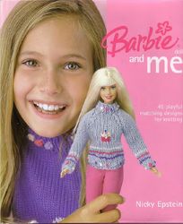 Digital | Barbie doll | Copy of book on knitting clothes and accessories | Dresses for Barbie |PDF