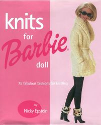 Digital | Barbie doll | Copy of vintage book on knitting clothes and accessories | Dresses for Barbie 11 1/2 inches |PDF