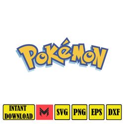 pokemon svg, pokemon png, pokemon clipart, pikachu svg, pokemon font, pokemon vector instant download (62)