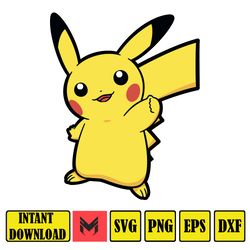 pokemon svg, pokemon png, pokemon clipart, pikachu svg, pokemon font, pokemon vector instant download (75)