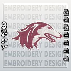 Southern Illinois Salukis Embroidery Designs, NCAA Logo Embroidery Files, NCAA Salukis , Machine Embroidery Pattern