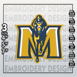 Murray State Racers Embroidery Designs, NCAA Logo Embroidery Files, NCAA Racers, Machine Embroidery Pattern