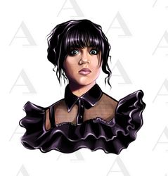 Wednesday Addams png, Jenna Ortega png, Wednesday girl, dance like Wednesday png, Digital Download, Addams Family Png