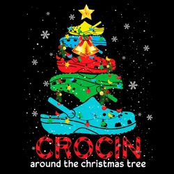 Crocin Around The Christmas Tree Couple Bells PNG Sublimation Designs