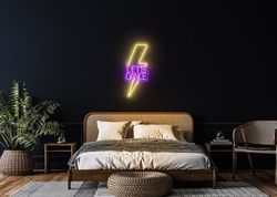 Let's dance customized neon sign, Neon sign bedroom, Party neon sign