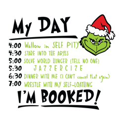 The Grinch My Day Svg, Grinch Christmas Svg, The Grinch Svg, Grinch Hand Svg, Grinch Face Png File Cut Digital Download