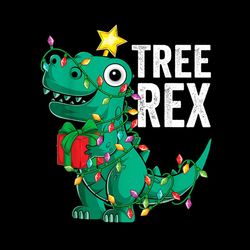 Tree Rex Dinosaur Christmas PNG Sublimation Designs