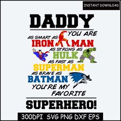 Father's Day - SuperHero - SVG cutting file EPS