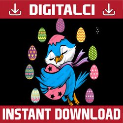 Bird Egg Hunting Easter Day Cute Animal Easter Day Png, Happy Easter Day Sublimation Design