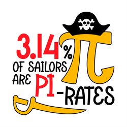 3.14 Of Sailor Are Pirate SVG PNG