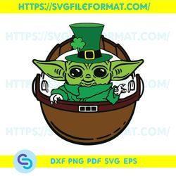 Baby Yoda St Patrick Day Svg, Patrick Svg, St Patrick Day Svg, St Patrick Svg, St Patrick Day 2023, Irish Svg,