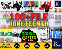 100 file juneteenth svg, , Afro Bundle SVG, Bundle juneteenth svg dxf eps png, for Cricut, Silhouette, digital, file cut