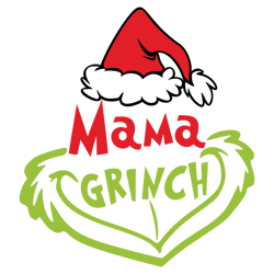 Mama Grinch Face Svg, Grinch Christmas Svg, The Grinch Svg, Grinch Hand Svg, Grinch Face Png File Cut Digital Download