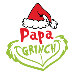 Papa Grinch Face Svg, Grinch Christmas Svg, The Grinch Svg, Grinch Hand Svg, Grinch Face Png File Cut Digital Download
