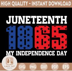 Juneteenth is my Independence Day Svg,1865 Svg, Independence Day Svg, Black History, Civil Rights Shirt, Black Lives Mat