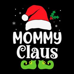 Mommy Claus Elf Christmas SVG PNG