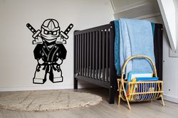 Constructor, For Kids, For Boys, Playing For Kids, Children's Room, Wall Sticker Vinyl Decal Mural Art Decor